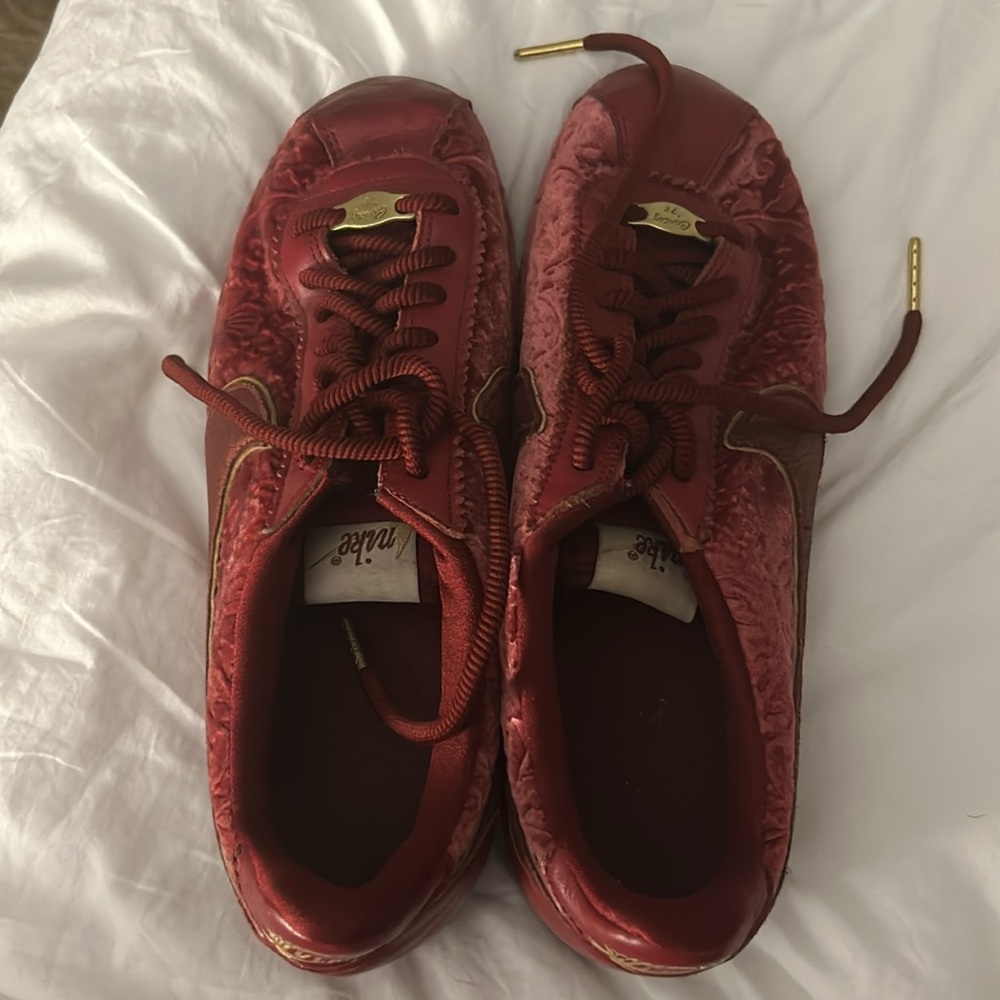Nike Cortez Classic Special Edition Velvet Red Crush Casual Lace Sneaker Size 10 - Picture 8 of 14